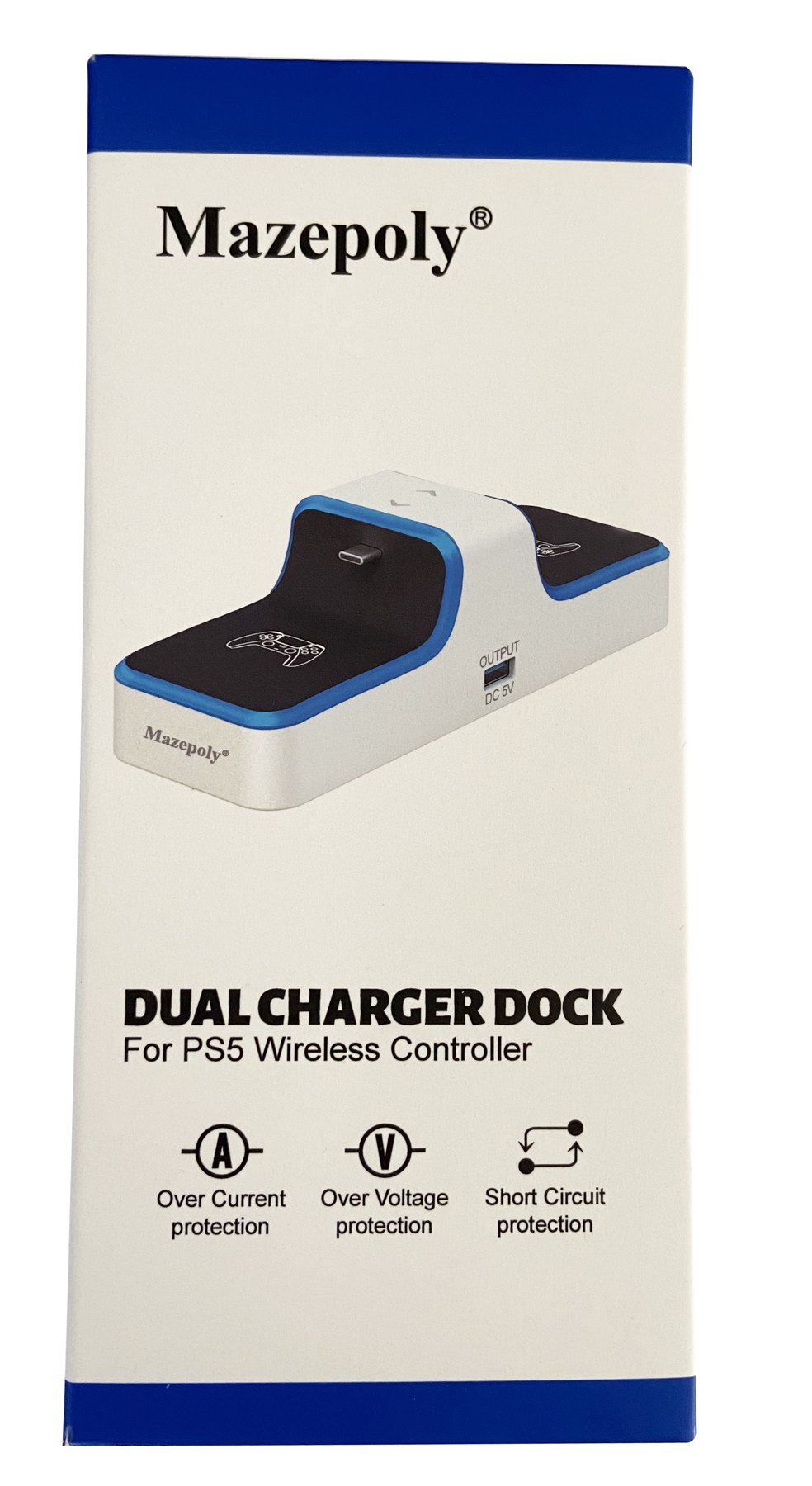 Mazepoly dual charger dock packaging